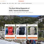 A screen grab of Rachel Cavanaugh's article in Outdoor Life titled "The Best Hiking Daypacks of 2025, Tested and Reviewed."